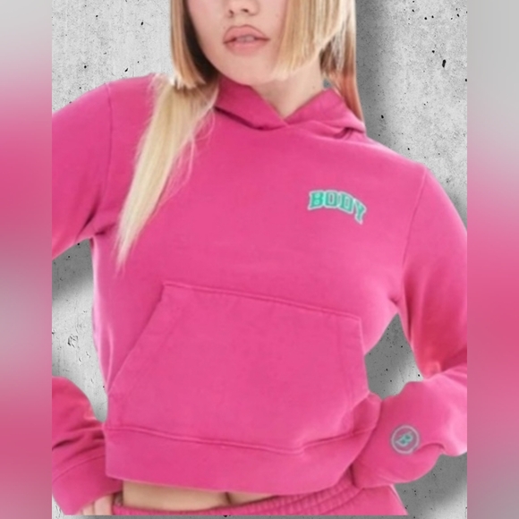 Pink and Green Body Hoodie By Tracy Raven. Size XL - Picture 2 of 13